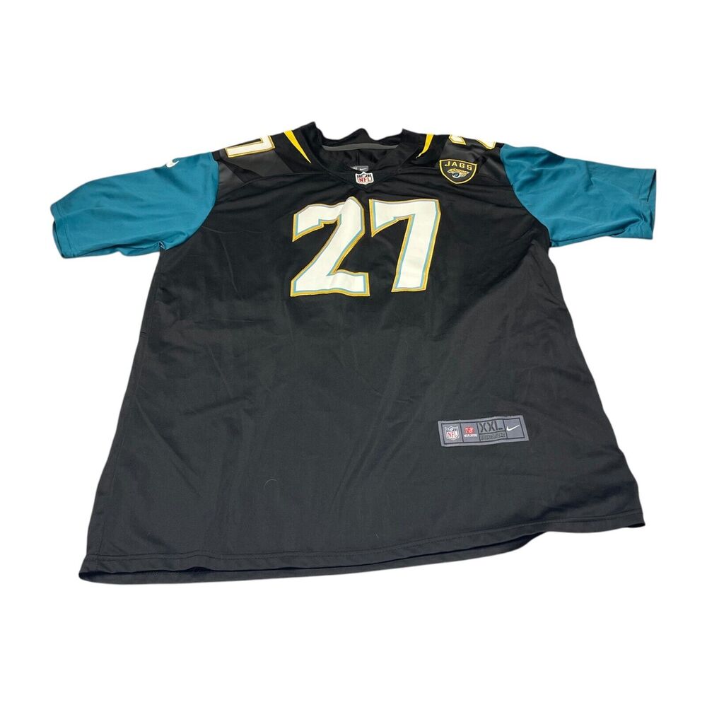 Nike Shirt Men's 2XL Black Jacksonville Jaguars Football Leonard Fournette #27